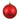 Vickerman UV Red Matte Ball Ornament 4" (Bag of 6) - Holiday Ornaments Merchandise