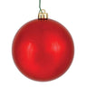 Vickerman UV Shiny Red Ball Ornament (Bag of 12) 2.75" - Holiday Ornaments Merchandise