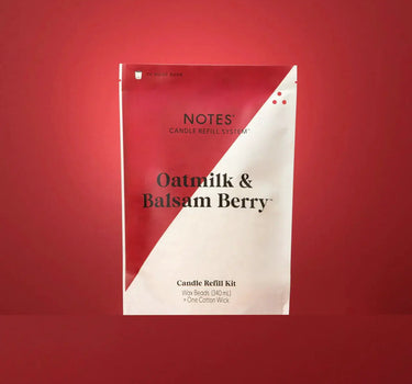 Notes Oatmilk & Balsam Berry Candle Refill Kit - Candles Candles/Fragrance