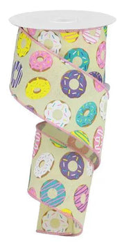 Craig Bachman Donut Ribbon 2.5" x 10 Yd - Uncategorized Ribbon
