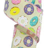 Craig Bachman Donut Ribbon 2.5" x 10 Yd - Uncategorized Ribbon