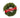Banner ribbon Let It Snow in red and white, 6 x 48, draped around a pine wreath with lights.