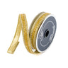 Gold Baguette Trim Ribbon by Farrisilk, 0.75 in x 5 yd.