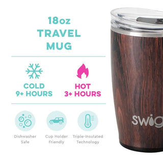 Travel Mug 18oz- Bourbon Barrel