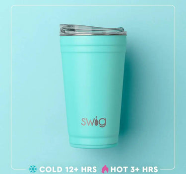 Swig Party Cup 24oz- Christmas Plaid - Tumblers Merchandise