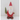 Wooden Santa with Tree merchandise by A&B, seasonal village figurine in red with white beard holding a green tree