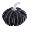 A&B Fabric Black Striped Pumpkin 7" x 7" - Uncategorized Merchandise