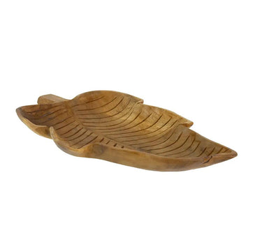 Teak Leaf Tray 9.5" x 15.5"