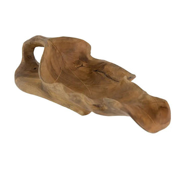 Teak Leaf Tray 21.5" x 10" x 8"