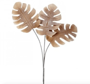 Regency Foam Monstera Spray Beige 38" - Uncategorized Silk