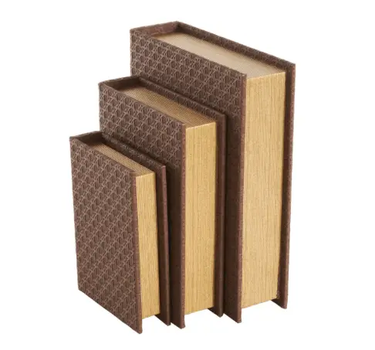 Deco Marché Faux Leather Book Box 12" - Large - Uncategorized Merchandise