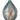 Regency Blue/Gold Jewel Glass Ornament (2 Asst) 4-6" - Holiday Ornaments Merchandise