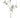 Silk flocked pine branches x3, green/white, 17in, Select