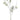 Silk flocked pine branches x3, green/white, 17in, Select