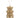 Gold birdcage ornament, Allstate merchandise, 8.5-inch tall with an intricate tiered pagoda design and hanging hook.