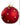 Beaded glass ball name card holder set of 2, red and green, two sizes (3–4"), Allstate Place Card Holders.