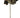 Glamour Magnolia silk spray with chocolate petals and gold sequin accents on a 26-inch stem