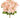 Silk poinsettia bush, pink, 26-inch tall, Select brand, six blooms