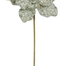Beaded sequin magnolia stem silk platinum Select 20-inch