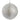 Silver jeweled ball ornament, 5-inch diameter, reflective mosaic surface.