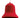 Bell ornament, red flocked plastic with embossed scroll pattern, Allstate brand, large 7.5 in