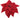 Velvet Poinsettia with Clip, 10in silk red poinsettia by Allstate