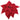 Velvet Poinsettia with Clip, 10in silk red poinsettia by Allstate