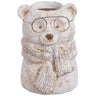 Allstate Bear Planter Antique White 6" - Planters Merchandise