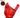 Light Up Cardinal Figurine, battery-operated red LED-lit plastic sculpture, 7 inches.