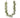Two Allstate silk long-needle pine garlands with pinecones, green, 108 inches long each
