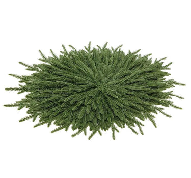 Plastic Juniper Berry Garland 4' by Allstate; silk green foliage.