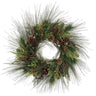 Erie Pine/Fern/Cone Wreath 29in Silk by Allstate with pinecones and greenery