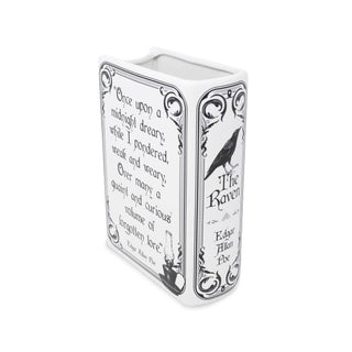 The Raven Large Book Vase White