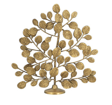 A&B Abstract Gold Iron 'Tree of Life' Sculpture 11" x 12" - Sculptures & Statues Merchandise