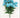 Supreme Alstromeria Bush Turquoise 21" - Artificial Flowering Plants Silk