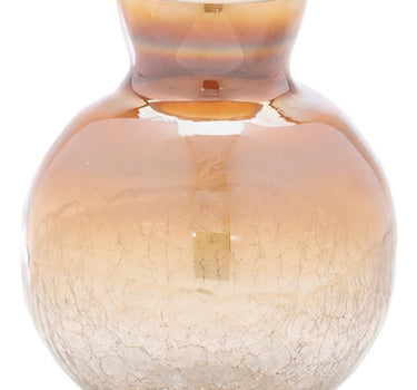 Amber Glass Vase (3 Vases) - Evergreen Home and Floral