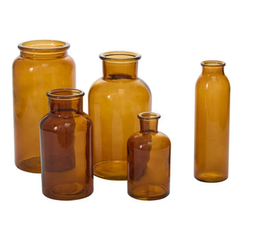 Amber Billie Bottle 3.25" x 6.25"