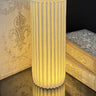 Aurora LED Column Lamp 3.75" x 10" - Evergreen Home and Floral