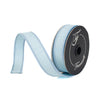 Farrisilk Baby Blue Dupion Wired Ribbon 1" X 10Yd - Ribbon