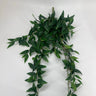 Le Fleur Bamboo Leaves Hanging Bush Green - Artificial Non-Flowering Plants Silk
