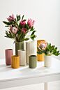 Green Beam Vase 5" x 12"