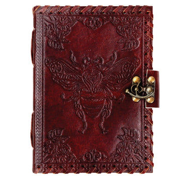 Benjamin International Bee Leather Journal 5" x 7" - Journals Merchandise
