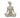 A&B Beige Resin-Stone Yoga Lady Figurine in Cross-Legged Pose 7" x 9" - Figurines Merchandise