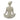 A&B Beige Resin-Stone Yoga Lady Figurine in Cross-Legged Pose 7" x 9" - Figurines Merchandise