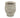 A&B Beige Sand-Cement Ridged Vase 7" x 9" - Vases Merchandise