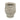A&B Beige Sand-Cement Ridged Vase 7" x 9" - Vases Merchandise