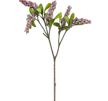 Allstate Berry Spray Mauve 25" - Artificial Non-Flowering Plants Silk