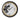 A&B Black And White Gear Clock 15.5"D - Wall Clocks Merchandise