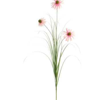 Allstate Black-Eye Susan Grass Spray Pink 39" - Artificial Flowering Plants Silk