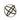 A&B Black-Gold Iron Orb Small 4.5"D - Sculptures & Statues Merchandise